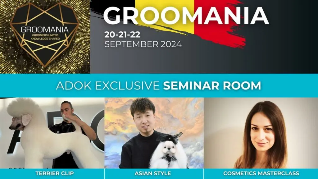 <h2 class="titolo-evento"><STRONG>ADOK SEMINAR ROOM – GROOMANIA 2024</STRONG></h2>